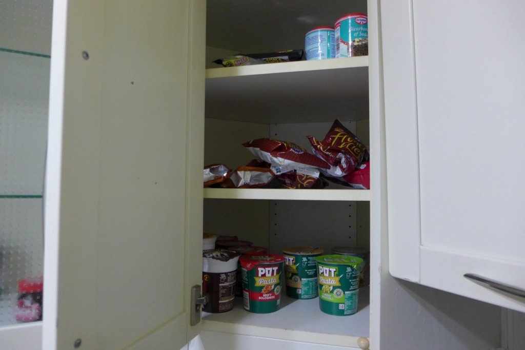 Larder shelves