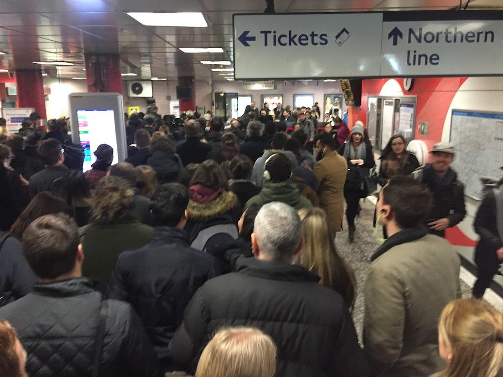 Rush hour tube