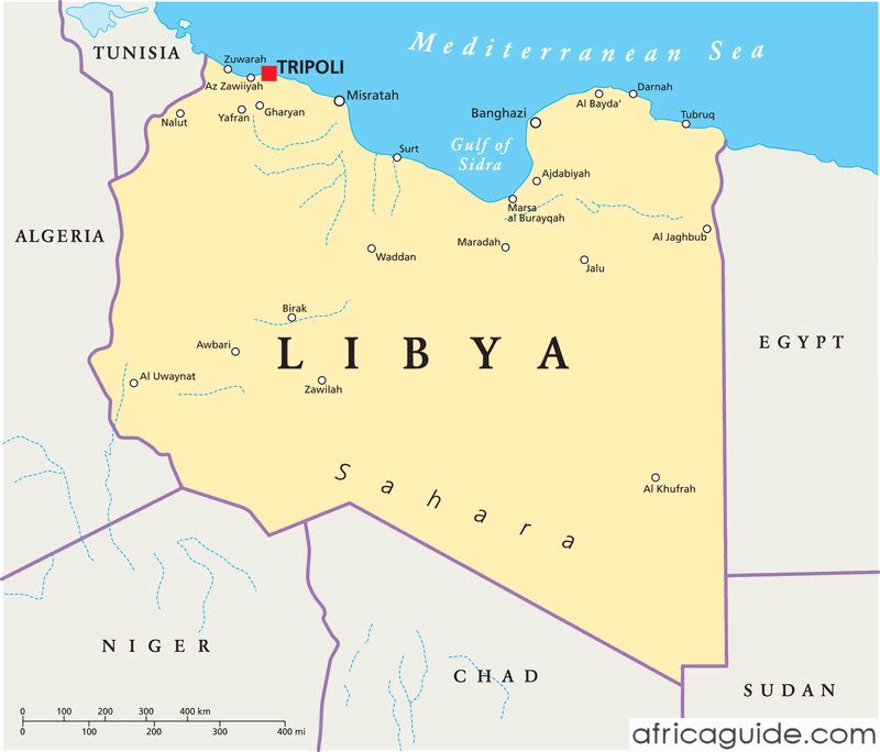 Libya map