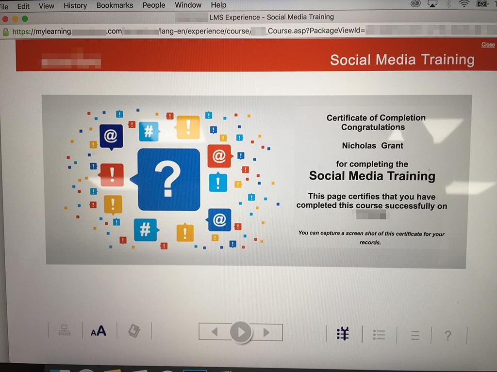 Social Media Training