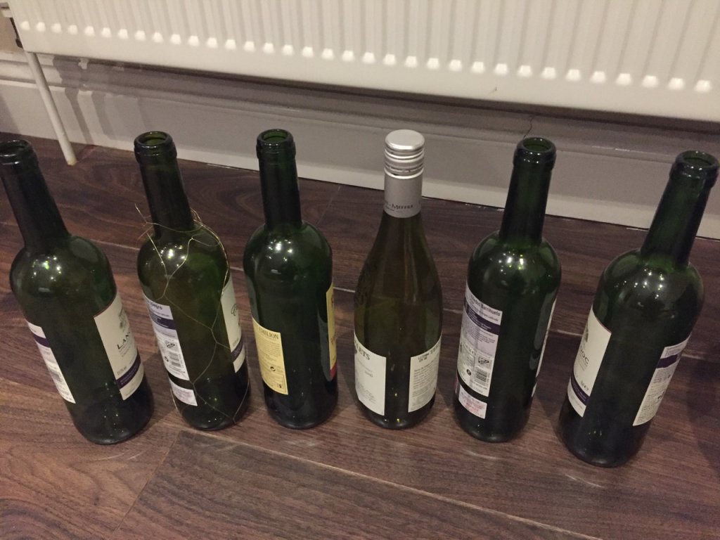 Wine bottles