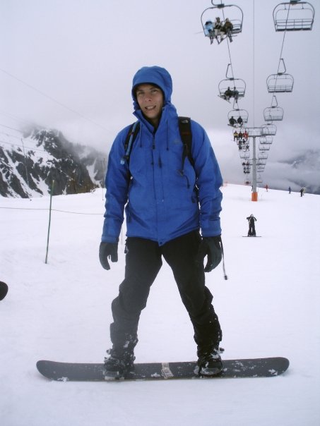 Snowboarding Mont Blanc