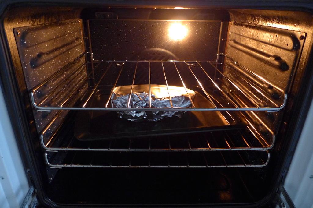 Food in the oven