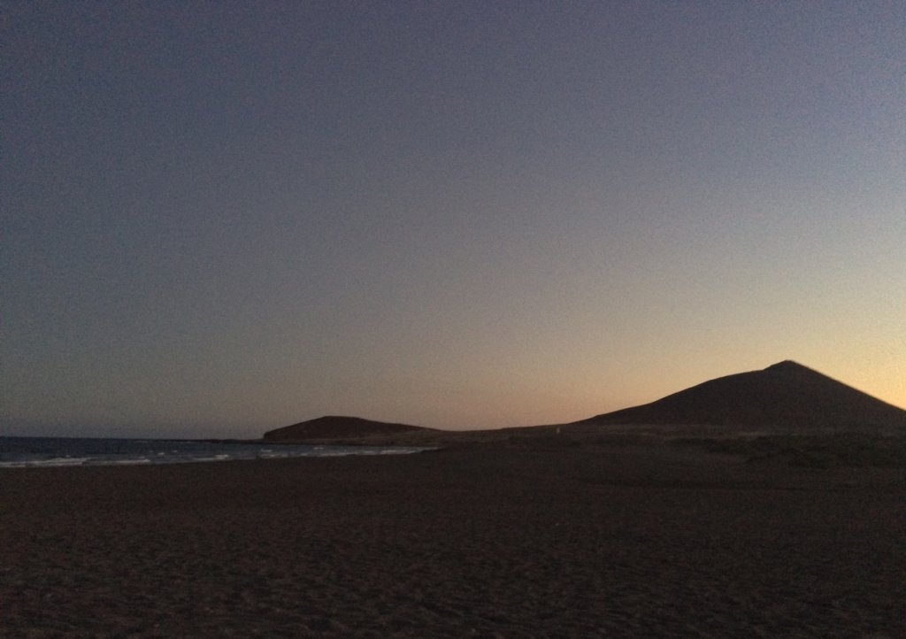 Dunes at night