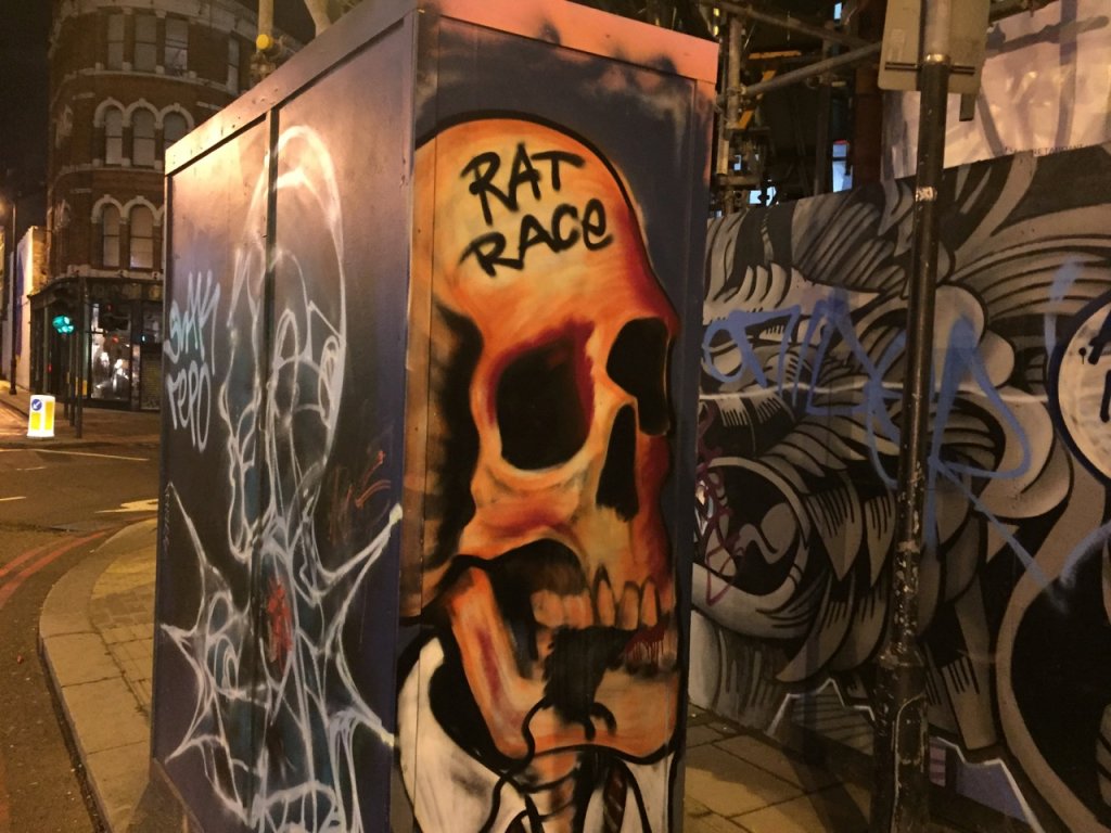 Rat race skull