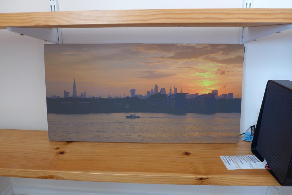 London sunset canvas