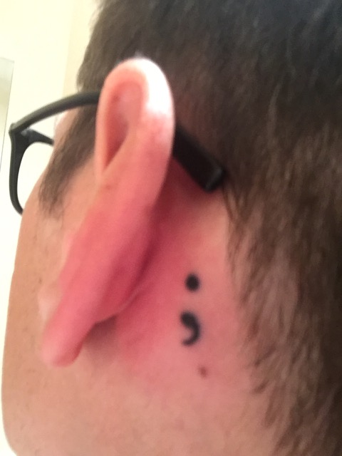 Semicolon Tattoo