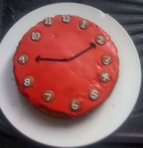 Clock Cake