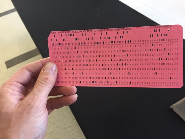 Punch card