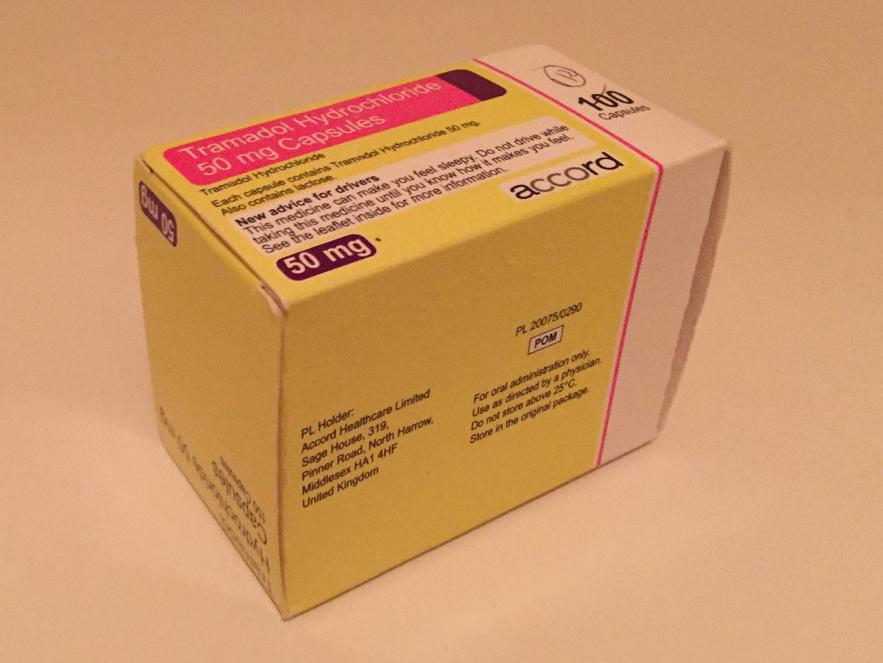 Box of tramadol