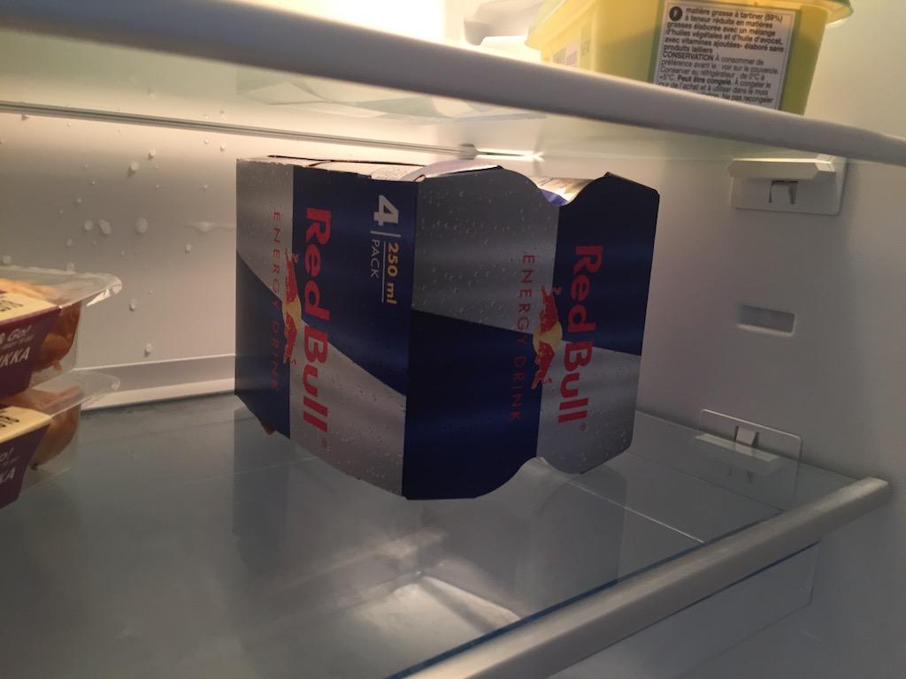 Cans of Red Bull