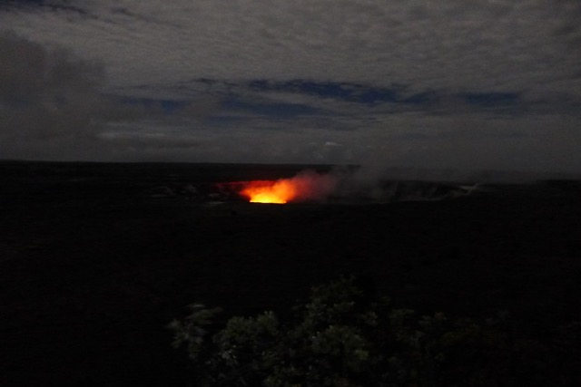 Night Time Volcano